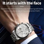 OLEVS 2892 Herren Multifunktions-Business-Quarzuhr, wasserdicht – Bild 9