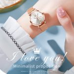 OLEVS 5189 Damen-Herzform, wasserdichte Quarzuhr – Bild 4