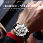 OLEVS 6661 Herrenmode leuchtende wasserdichte mechanische Uhr – Bild 13