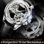 OLEVS 6661 Herrenmode leuchtende wasserdichte mechanische Uhr – Bild 4