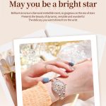 OLEVS 9943 Damen Diamant wasserdichte Quarzuhr – Bild 7