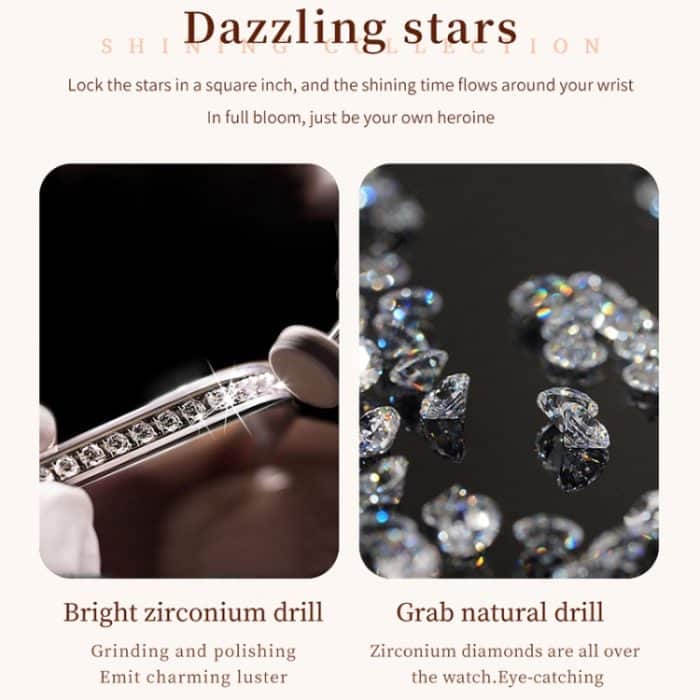 OLEVS 9943 Damen Diamant wasserdichte Quarzuhr – Bild 8