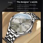 OLEVS 9946 Herren-Diamant-Quarzuhr mit römischer Skala, wasserdicht – Bild 6