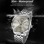 OLEVS 9946 Herren-Diamant-Quarzuhr mit römischer Skala, wasserdicht – Bild 9