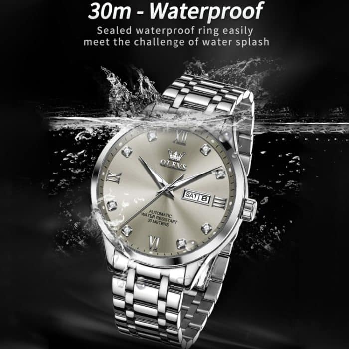 OLEVS 9946 Herren-Diamant-Quarzuhr mit römischer Skala, wasserdicht – Bild 9