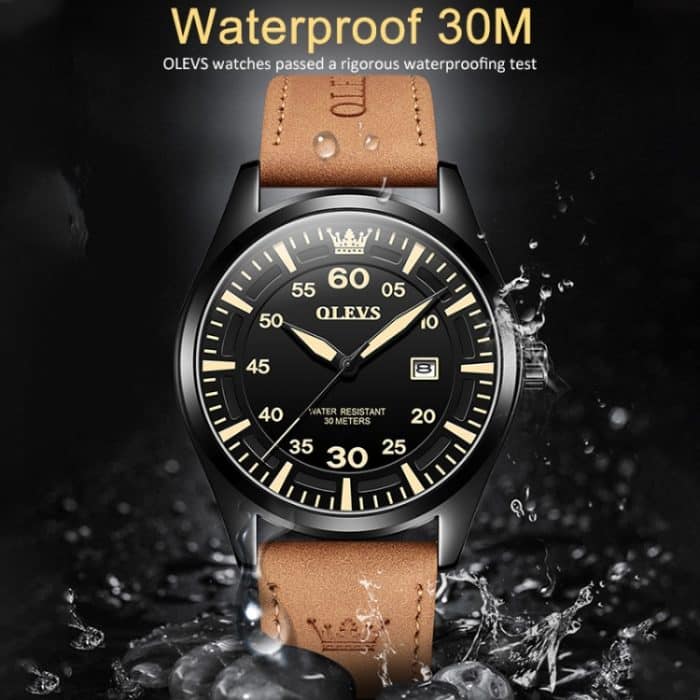 OLEVS 9962 Herren Multifunktionale wasserdichte Quarzuhr – Bild 9