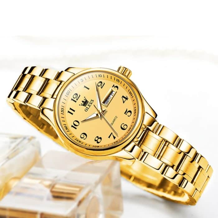 OLEVS 5567 Damen-Stahlarmband, wasserdichte Quarzuhr – Bild 2