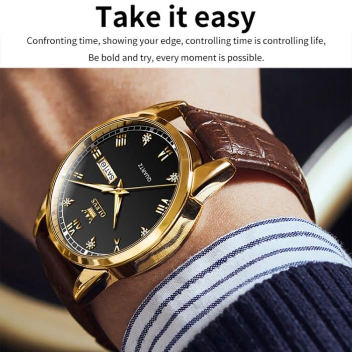 OLEVS 6896 Herren multifunktionale leuchtende wasserdichte Quarzuhr – Bild 6