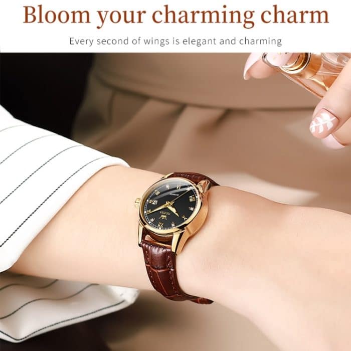 OLEVS 6896 Damen-Multifunktions-Leuchtende, wasserdichte Quarzuhr – Bild 4