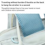 Multifunktionaler Mama-Rucksack mit großem Fassungsvermögen für ausgehende Babypflege, Grey, Blue, Black, Pink, Cartoon Bear, Classic Grey, Classic Black, Classic Blue – Bild 8