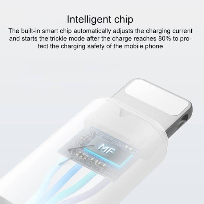 Yesido CA120L 2A USB-auf-8-Pin-Schnelllade-Datenkabel – Bild 3