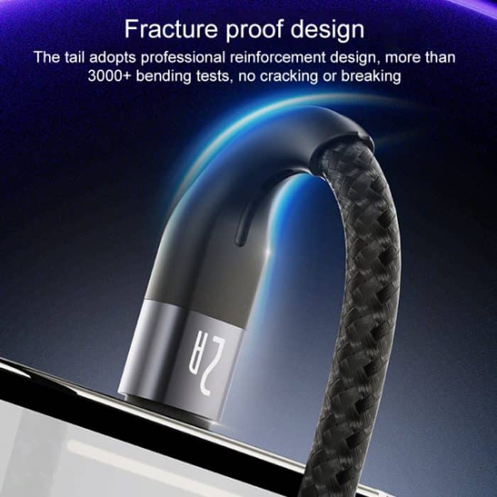 Yesido CA121L 2A USB-auf-8-Pin-Schnelllade-Datenkabel – Bild 3