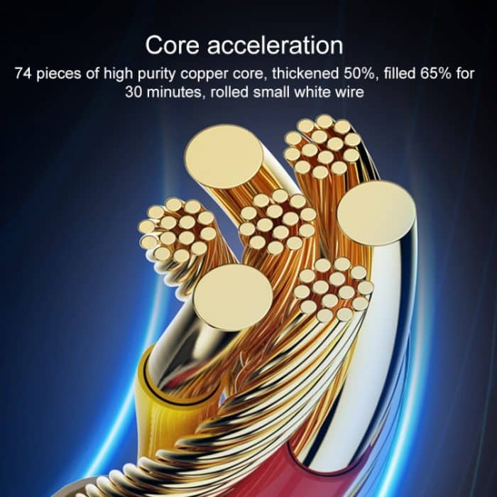 Yesido CA121L 2A USB-auf-8-Pin-Schnelllade-Datenkabel – Bild 5