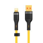 USB-auf-8-Pin-Flüssigsilikon-Ladedatenkabel, Länge: 1,2 m