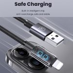 USAMS US-SJ667 USB-auf-8-Pin-2,4-A-Schnellladedatenkabel, Länge: 1,2 m – Bild 5