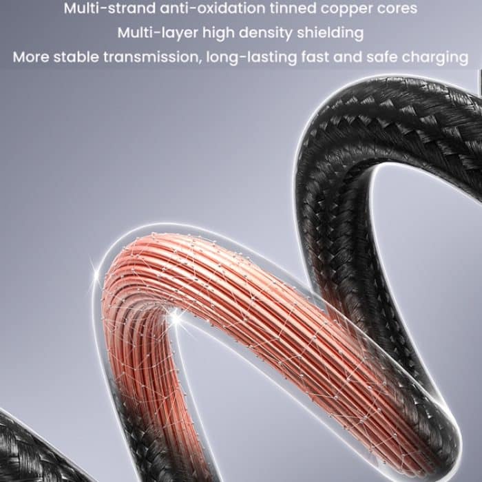 USAMS US-SJ667 USB-auf-8-Pin-2,4-A-Schnellladedatenkabel, Länge: 1,2 m – Bild 8