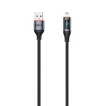 TOTU CB-7-L 15 W USB-auf-8-Pin-Digitalanzeige-Schnelllade-Silikonkabel, Länge: 1 m