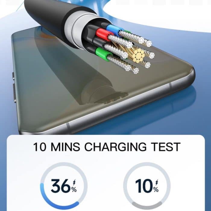 TOTU CB-7-L 15 W USB-auf-8-Pin-Digitalanzeige-Schnelllade-Silikonkabel, Länge: 1 m – Bild 7