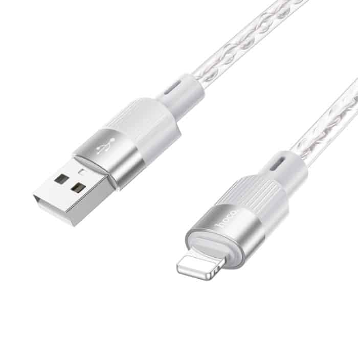 hoco X99 Crystal Junction 2,4 A USB-auf-8-Pin-Silikon-Ladedatenkabel – Bild 3