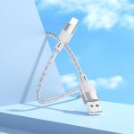 hoco X99 Crystal Junction 2,4 A USB-auf-8-Pin-Silikon-Ladedatenkabel – Bild 4