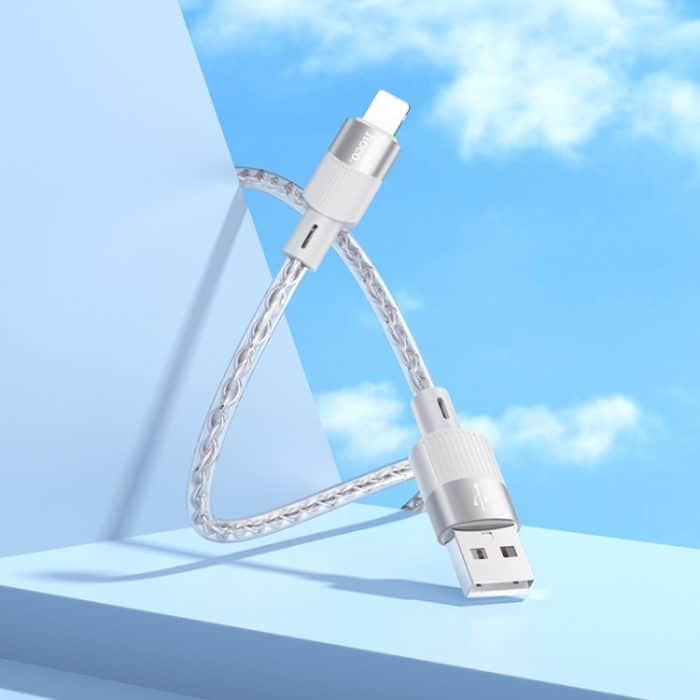 hoco X99 Crystal Junction 2,4 A USB-auf-8-Pin-Silikon-Ladedatenkabel – Bild 4