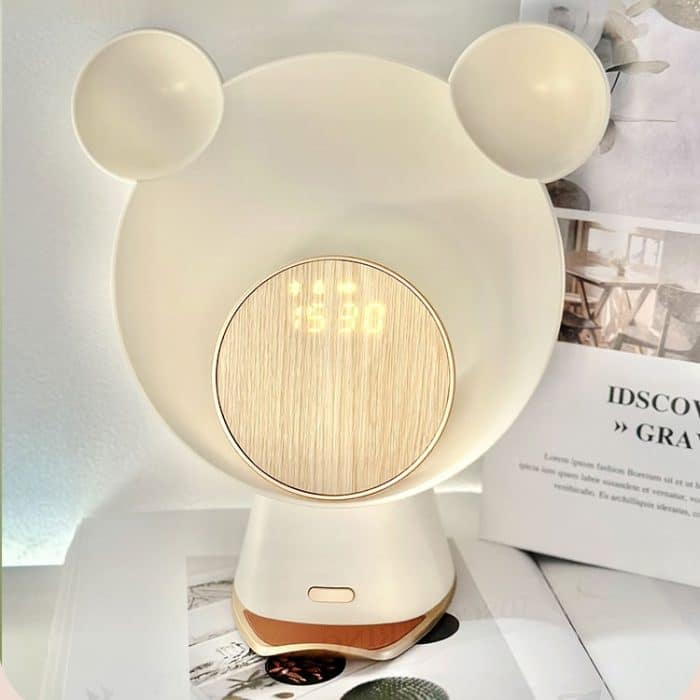 Die Moonlight Smart Sensing Bear-Lampe unterstützt das kabellose Laden von Bluetooth-Lautsprechern – Bild 1