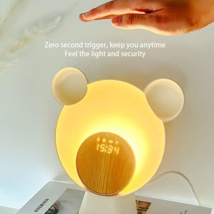 Die Moonlight Smart Sensing Bear-Lampe unterstützt das kabellose Laden von Bluetooth-Lautsprechern – Bild 4