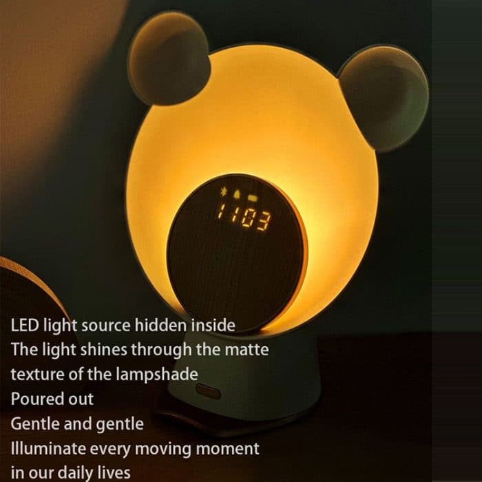 Die Moonlight Smart Sensing Bear-Lampe unterstützt das kabellose Laden von Bluetooth-Lautsprechern – Bild 6