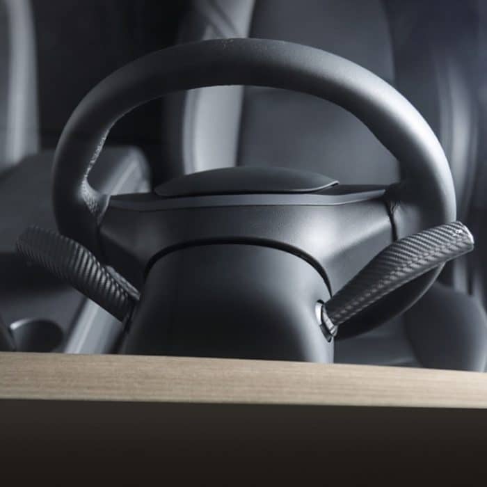 Für Tesla Model 3 / Y Auto Blinkerhebel Kohlefaser Muster Schutzhülle – Bild 7