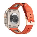 Mesh-Uhrenarmband aus Kalbsleder und echtem Leder