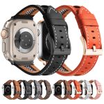 Mesh-Uhrenarmband aus Kalbsleder und echtem Leder – Bild 7