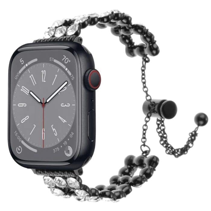 EDA006563615A.jpg Uhrenarmband aus Metall mit Strasssteinen – Bild 1