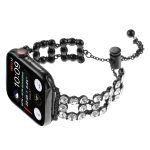 Uhrenarmband aus Metall mit Strasssteinen – Bild 5