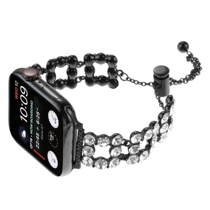 EDA006563615A_2.jpg Uhrenarmband aus Metall mit Strasssteinen – Bild 5