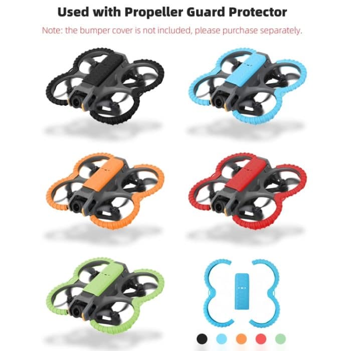 Für DJI Avata 2 Sunnylife Drone Anti-Kollision Schutzhülle, Back Plate, Propeller Ring Stripes, Combo Case Kit – Bild 5