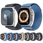 Cowboy-Uhrenarmband aus Nylon mit Klettverschluss, For Apple Watch SE 2023 44mm, For Apple Watch SE 2023 40mm, For Apple Watch Ultra 2 49mm, For Apple Watch Series 9 45mm, For Apple Watch Series 9 41mm, For Apple Watch Ultra 49mm – Bild 2