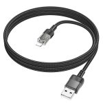 hoco U129 Spirit 1,2 m 2,4 A USB auf 8 Pin transparentes Ladedatenkabel – Bild 3