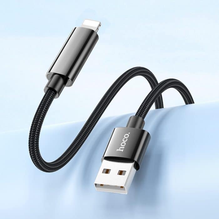 hoco U125 Benefit 1,2 m USB auf 8 Pin Ladedatenkabel mit Display – Bild 2