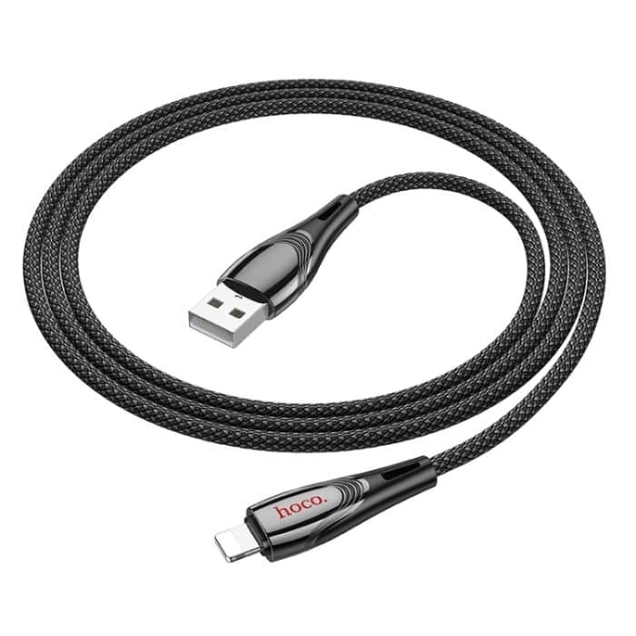 hoco U133 8 Pin auf USB-A geflochtenes Schnellladedatenkabel – Bild 2