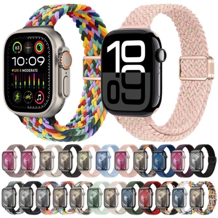 Schlankes Uhrenarmband aus geflochtenem Nylon mit magnetischer Schnalle, For Apple Watch Series 10 46mm, For Apple Watch Series 10 42mm – Bild 2
