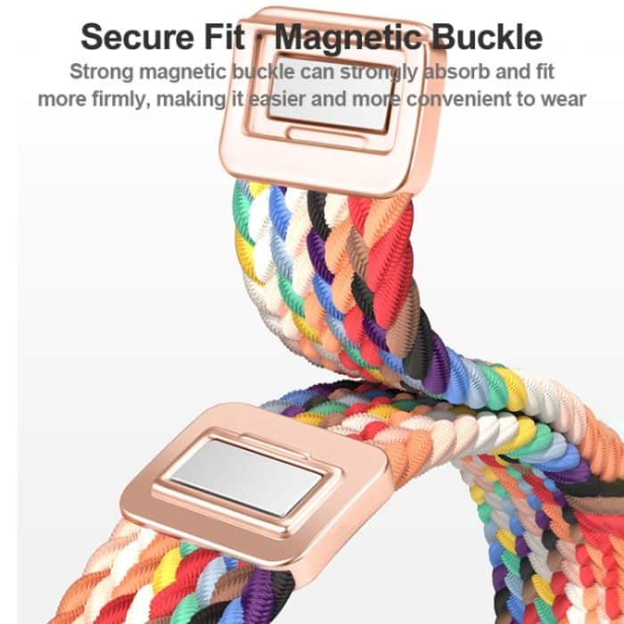 EDA0068937_B4-15.jpg Schlankes Uhrenarmband aus geflochtenem Nylon mit magnetischer Schnalle – Bild 5