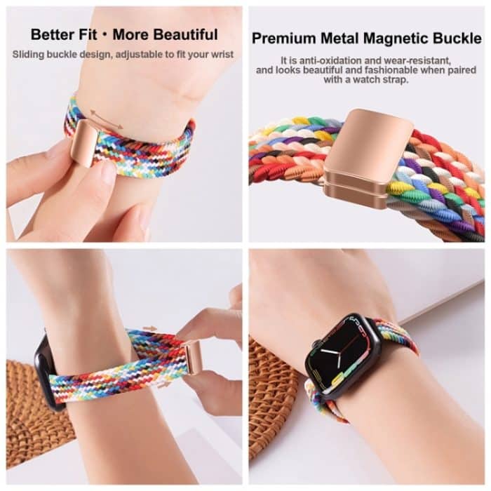 EDA0068937_B5-17.jpg Schlankes Uhrenarmband aus geflochtenem Nylon mit magnetischer Schnalle – Bild 6