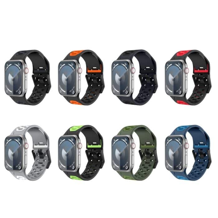 Meteorite Zweifarbiges Silikon-Uhrenarmband – Bild 3