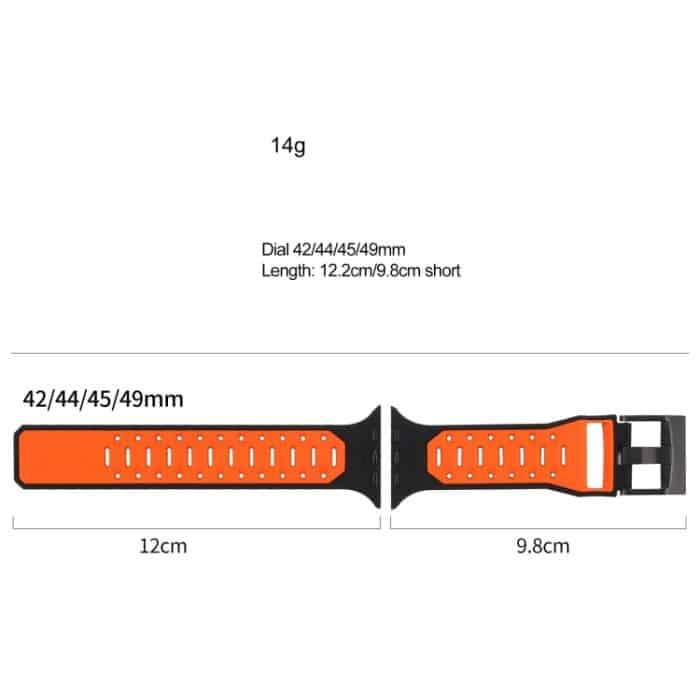 EDA0069034_B3-4.jpg Meteorite Zweifarbiges Silikon-Uhrenarmband – Bild 4