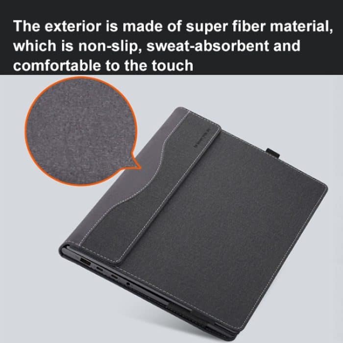 Stoßfeste Laptop-Schutzhülle aus Leder mit Ständer, For MicroSoft Surface Laptop 13.5 inch, For MicroSoft Surface Laptop 15 inch – Bild 7