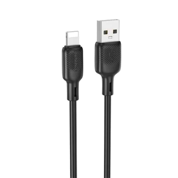 BOROFONE BX113 2,4 A USB auf 8 Pin Silikon Ladedatenkabel – Bild 1