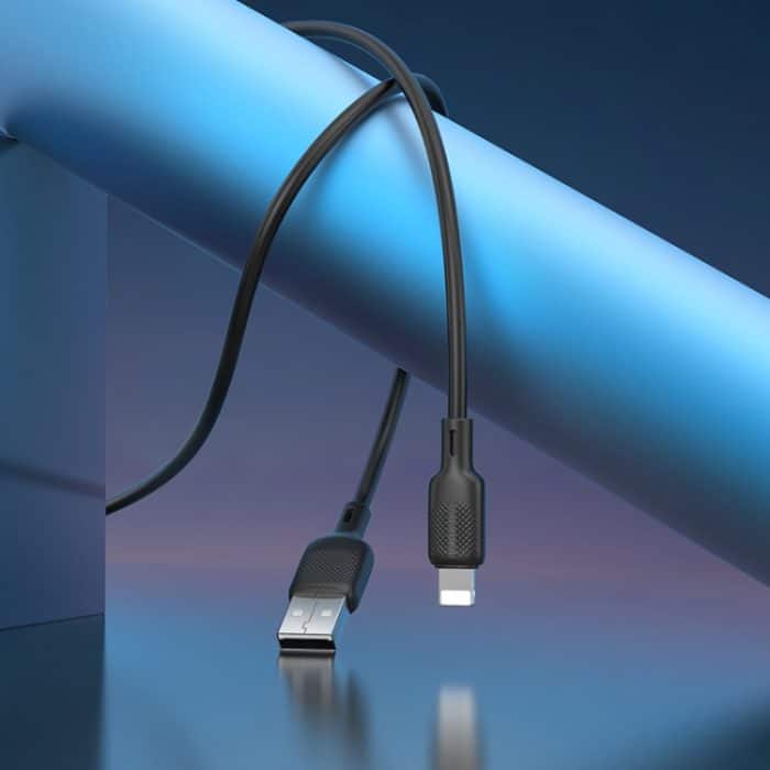 BOROFONE BX113 2,4 A USB auf 8 Pin Silikon Ladedatenkabel – Bild 5