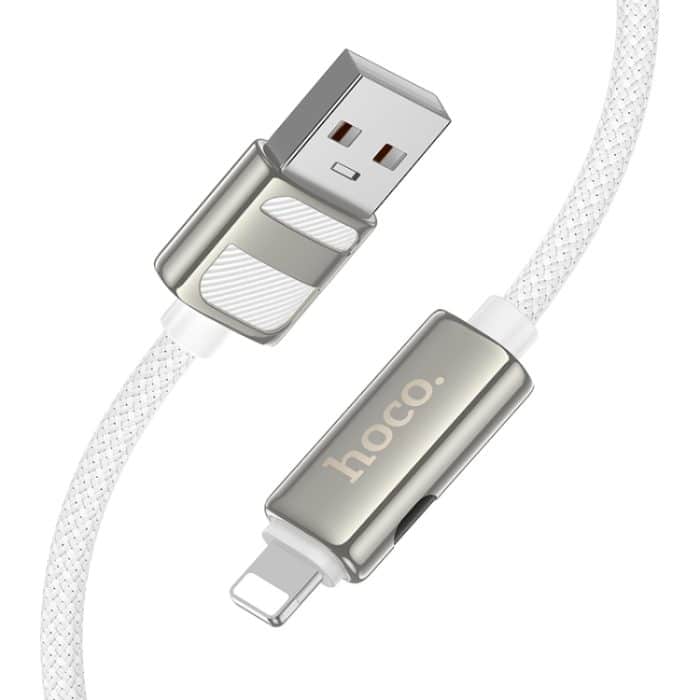 Hoco U137 USB auf 8 Pin Line 2.4A Ladedatenkabel mit Display – Bild 4