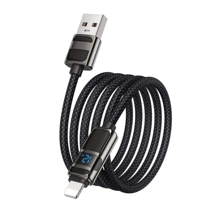 Hoco U137 USB auf 8 Pin Line 2.4A Ladedatenkabel mit Display – Bild 5