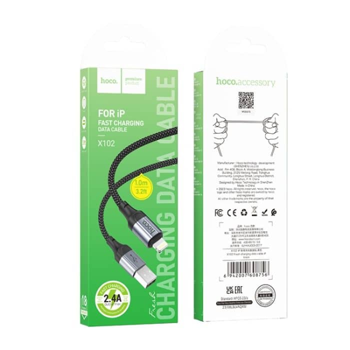 hoco X102 USB auf 8 Pin Fresh 2.4A Ladedatenkabel – Bild 9